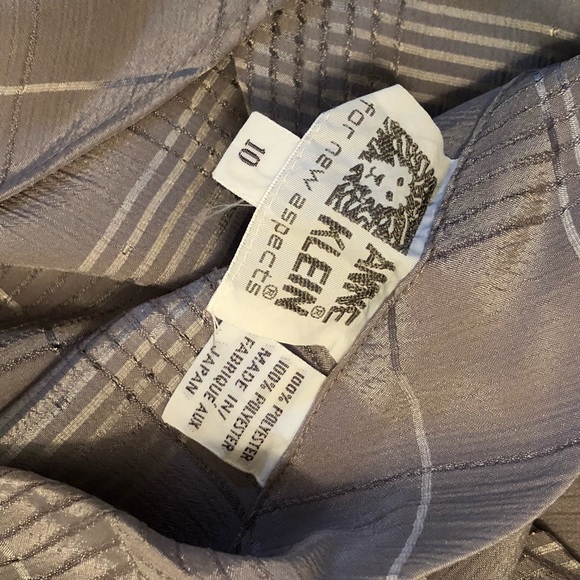 VINTAGE ANNE KLEIN / COWL BLOUSE / SZ 10 - Picture 5 of 5